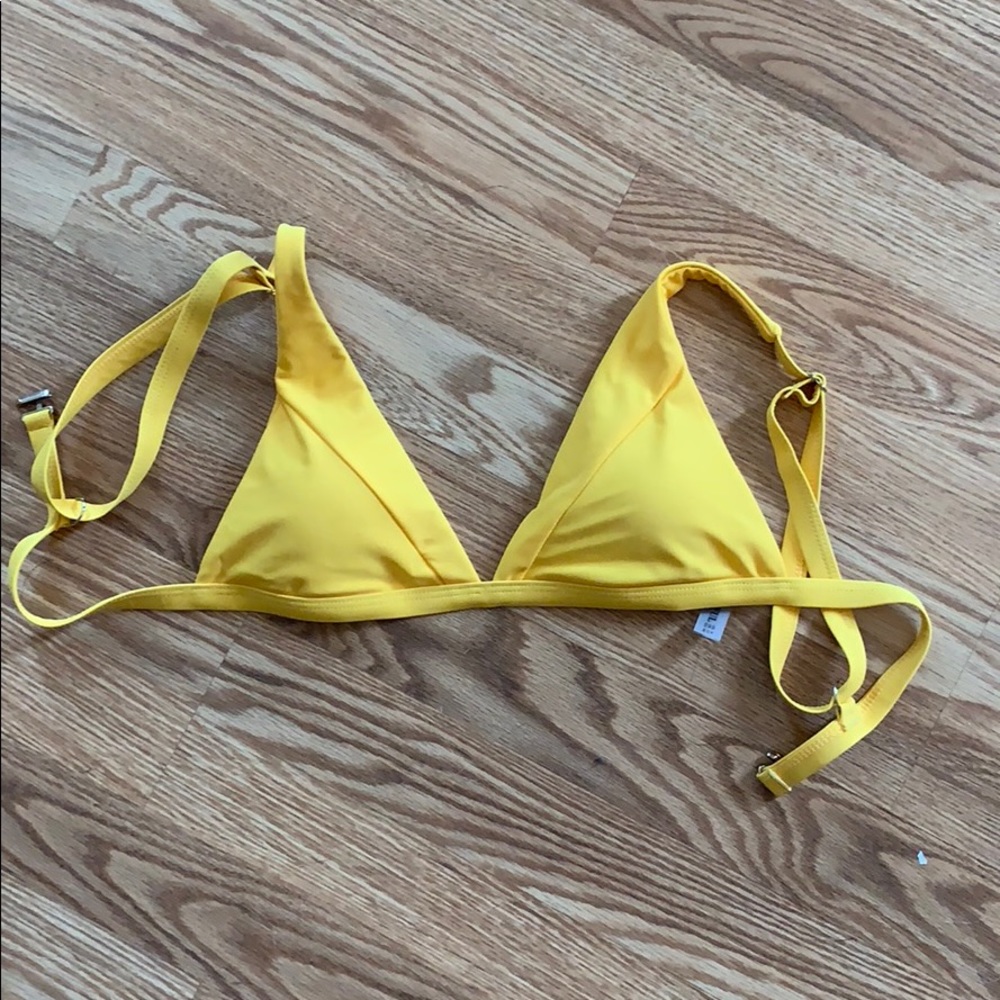 Zaful yellow top bikini